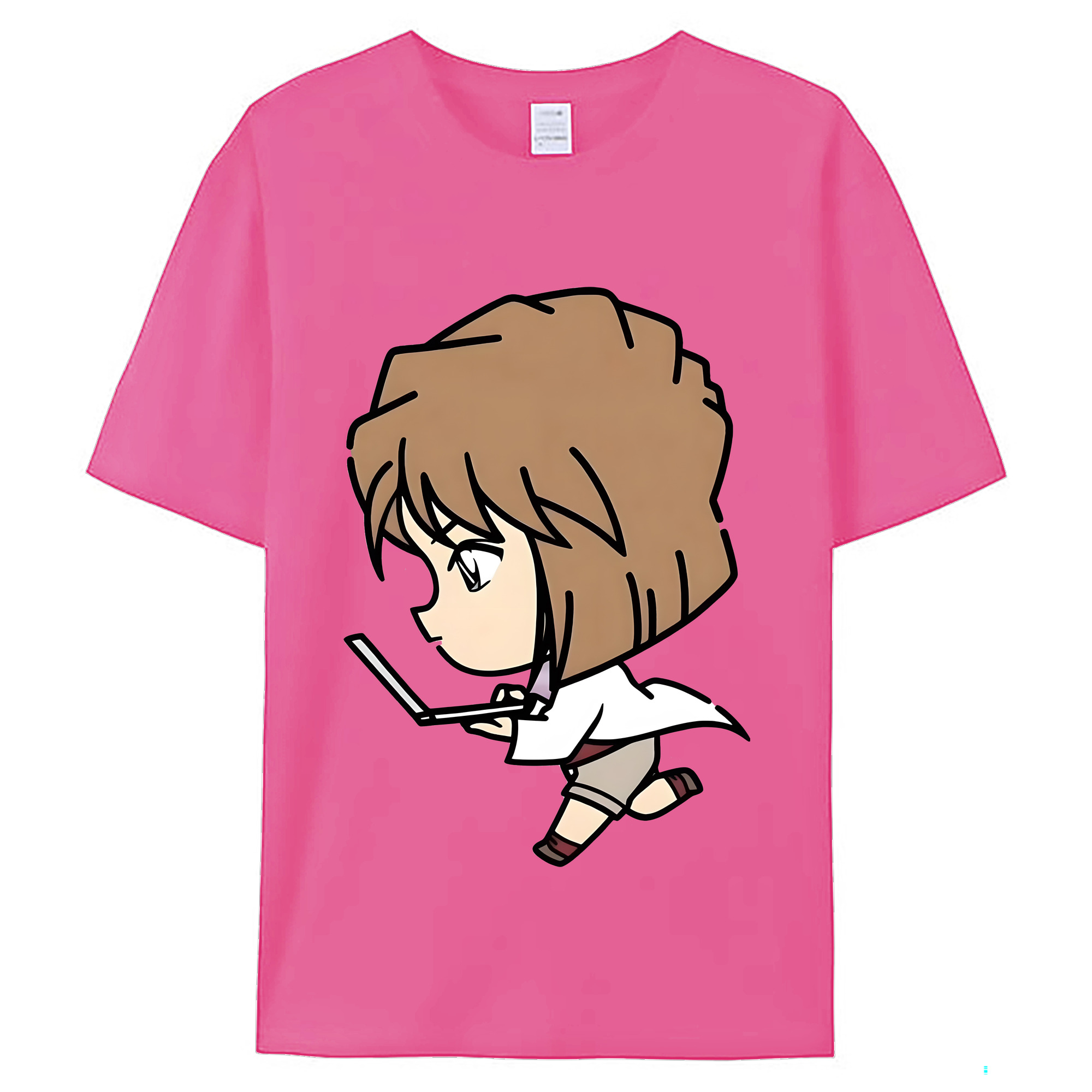 （画像用） 名探偵コナン 灰原 哀 はいばら あい Detective Conan Anita Hailey、Vi Graythorn Haibara Ai レディースカジュアルプリントTシャツ（綿100％）